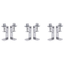 Abrazadera de Metal Abrazadera de Servicio Pesado Abrazadera C Abrazadera para Carpintería con Aberturas de Mordaza Anchas (85 mm), 6 Piezas