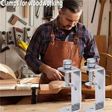 Metal Clamp Heavy Duty Clamp C Clamp Woodworking Clamp with Wide Jaw Openings (100MM), 4PCS