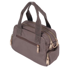 Nylon-Handtasche mit langem Schultergurt 27x11x18cm Milchtee-Farbe für Strand und Reisen
