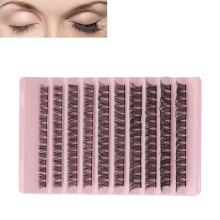 Individuelle synthetische Wimperncluster zum Selbermachen, leicht und stark haftender Kleber 002
