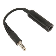 Militärischer zu zivilen Steckeradapter für Comtac MSA Sordin TCI Hi Threat Headsets