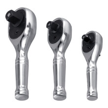 3PCS Ratchet Wrench 1/4 1/2 3/8 Double Headed Ratchet Wrench Multifunctional 72 Teeth Quick Release Ratchet Wrench