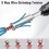 4Pcs Wire Twister Tool for Drill,Wire Nut Twister Wire Stripper Tool Connector Driver,Cable Quick Stripping Tools 4