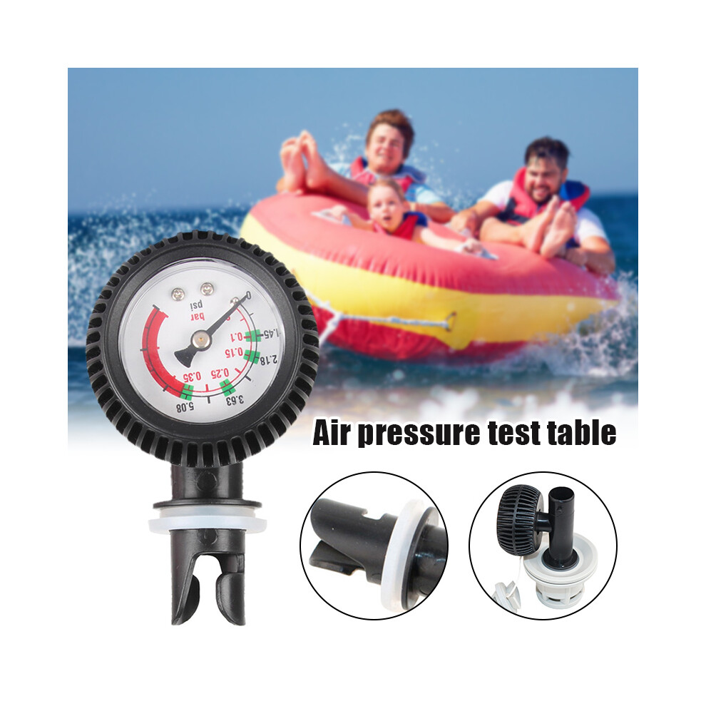Pumps Gas Pressure Tester Gauge Barometer Meter For Inflatable Boat Kayak 6935060626737