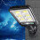 2 Pack Solar Motion Sensor Security Lights Outdoor 6