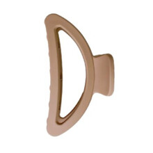 Women’s Hair Claws Strong Hold Half Round Shape Clips Frosted Light Brown M