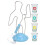 Electric Shock Maze Game with 4 Wine Cups, 350g 2
