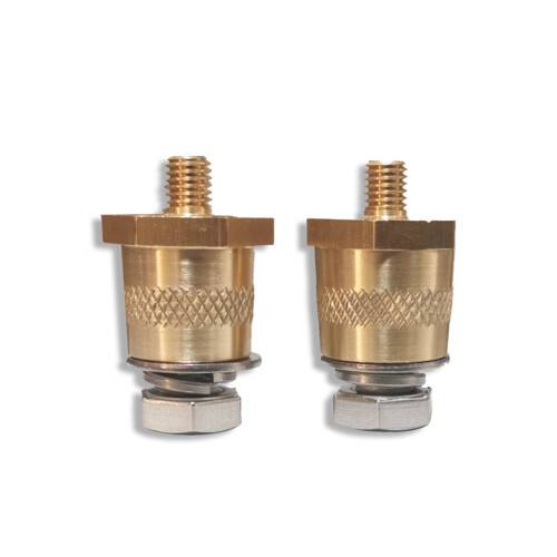 High-Quality Brass M6 Battery Terminal Male 8mm Outer & Inner Charging Posts 2