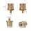 High-Quality Brass M6 Battery Terminal Male 8mm Outer & Inner Charging Posts 6