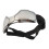Dog Goggles PC UV Wind Dustproof Silver-Med-Lg 1
