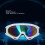 White Frame Ski Goggles PC, Transparent Lenses 6