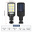 2 Pack 600W LED Solar Floodlights Motion Sensor 2
