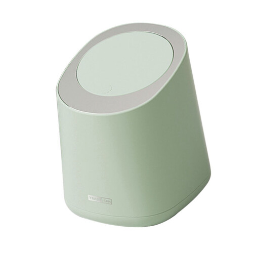 Mini Countertop Garbage Can with Lid Morino Green