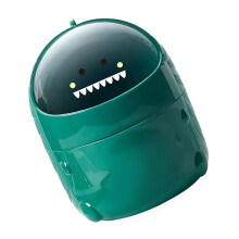 Desktop Trash Can Plastic with Lid - Mini, Green