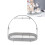 Iron Mug Holder Stand with 6 Hooks, 40cm Base, Silver 2