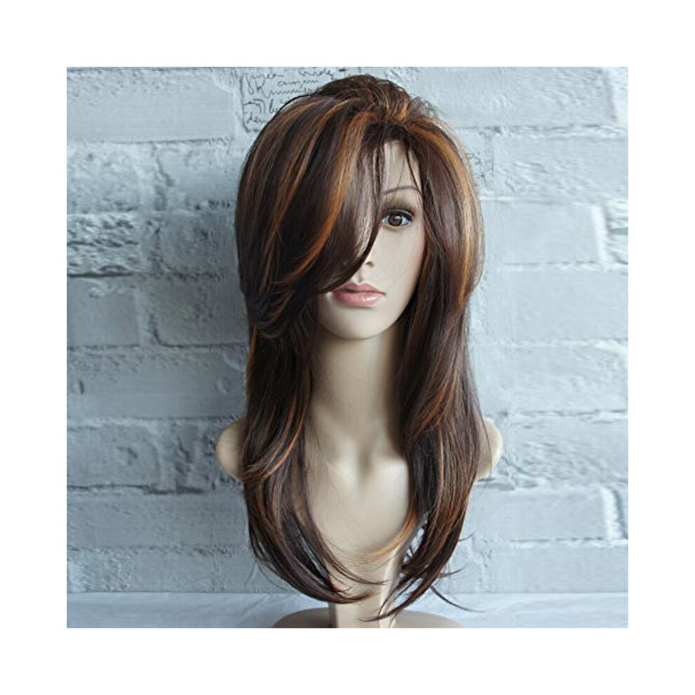 Dachuang Beauty Brown Wavy Cosplay Wig For Women