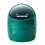 Desktop Trash Can S Green Plastic with Lid Mini 2