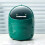 Desktop Trash Can S Green Plastic with Lid Mini 5