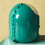 Desktop Trash Can S Green Plastic with Lid Mini 4