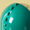 Desktop Trash Can S Green Plastic with Lid Mini 11