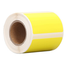 Waterproof Oil-Resistant Thermal Printer Paper Labels 50x30mm Yellow