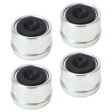 Trailer Hub Dust Cap Set 4pcs 1.98in with Rubber Plugs for Lb Hubs