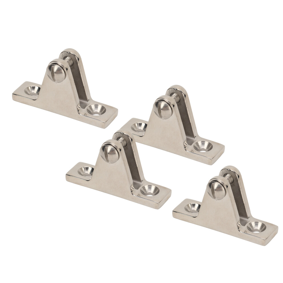 4Pcs Stainless Steel Swivel Hinge Mount For Boat/Yacht Deck 60Mm 9381388114697