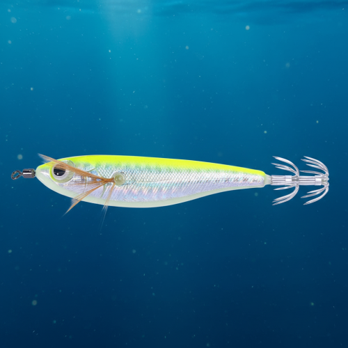 (Light Yellow, 10CM 9G) Appât Crevette Luminescente pour Pêche de Nuit 2