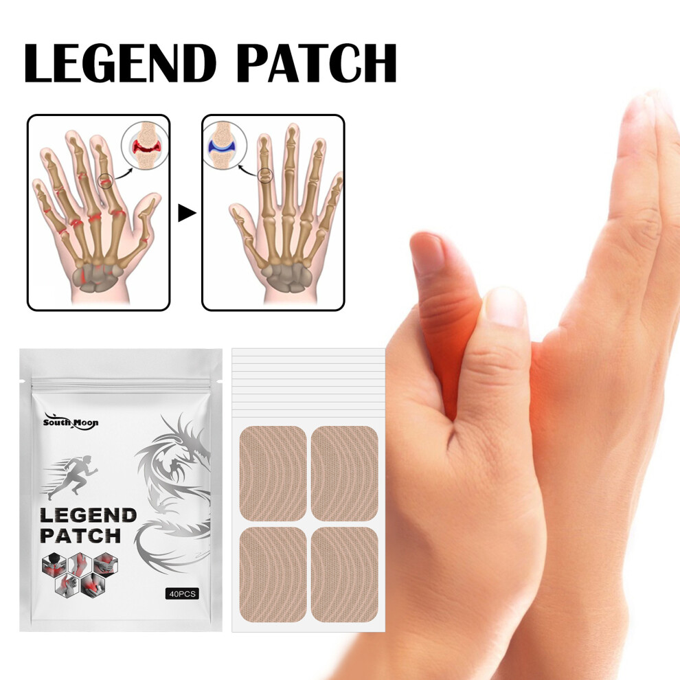 Roc-Electron 40Pcs Pain Relief Patches For Joint & Muscle Care