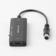Tiontaire SS go HDMI atá comhoiriúnach le Cuibheoir Teilifíse Consóil Sega Saturn