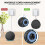 Support mural compatible avec l'enceinte connectée Echo Dot 5e/4e génération. 4