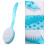 Long Handled Plastic Body Bath Shower Back Brush Skin Cleaning Blue 5