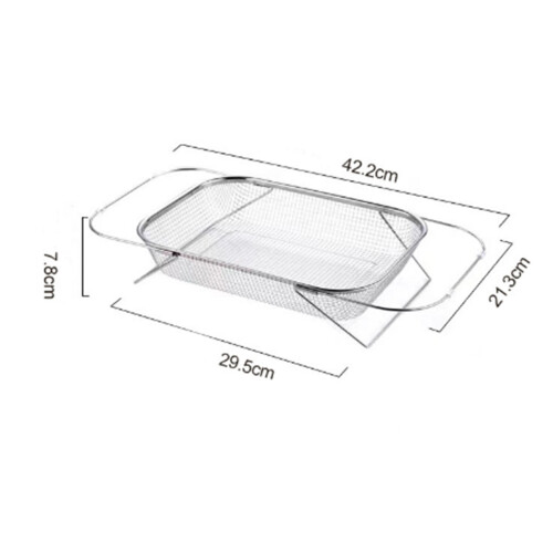 Expandable Stainless Steel Sink Drain Rack 29.5x21.5cm 1