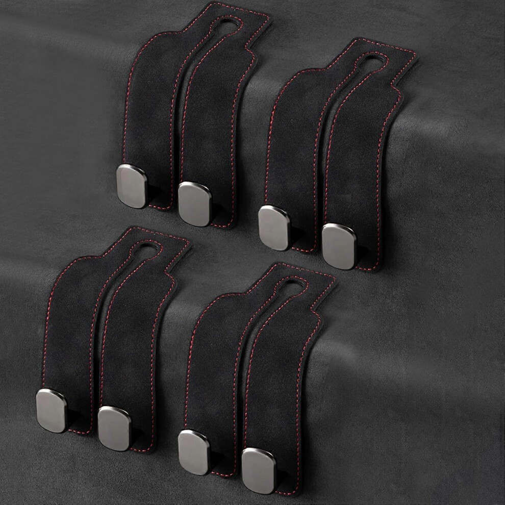 Car Handbag Hook, Car Seat Back Organizer Hook ( - 4 Pack) Black 6485316768259