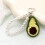 (Avocado) Fruit Pearl Keychain - Cute Home Decor Gift 3
