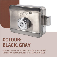 Waterproof Tuya Wifi Door Lock Digital Password Double Fingerprint Electronic Rim Lock for Outdoor Iron Gate Door