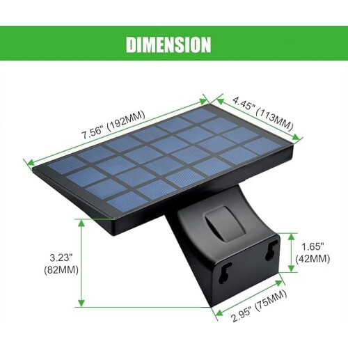 90 LED Solar Motion Sensor Security Light 2600mAh 1