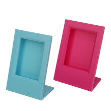 2 Pack L Shaped Photo Frames for Mini 12 11 9 8 7 Inch Pictures Blue Red