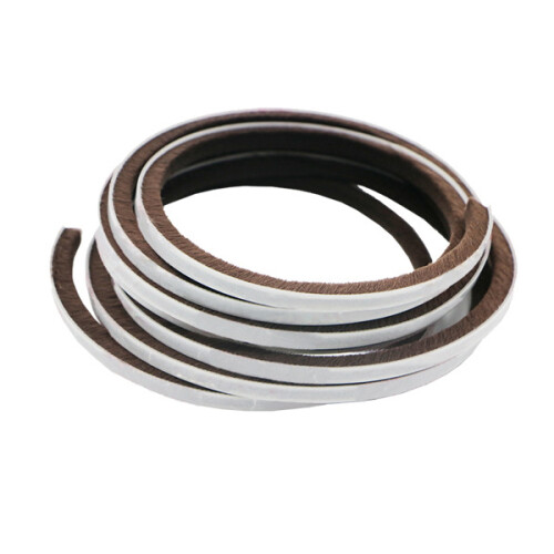 (Brown) 5M Self-Adhesive Door Seal Windproof Strip