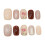 (S) Flower Printed Fake Nails for Stage Wear 1