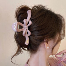 (6) Elegant Bow Hair Clip for All Hair Types