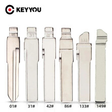 5PCS Replacement Car Key Blade For Audi VW Polo Passat B5 Tiguan Golf Santana Bora Seat Skoda #01 #42 #31 #86 #133 #149