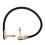30cm Flat Gold Guitar Patch Cable for Effect Pedals & Power Supply Accessory 3