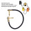 30cm Flat Gold Guitar Patch Cable for Effect Pedals & Power Supply Accessory 5