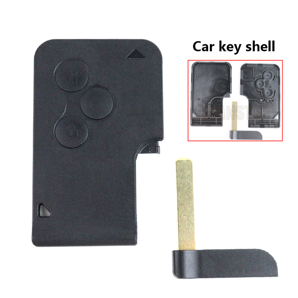 3 Bottons Car Key Housing Shell Fob Case For Renault Koleos Scenic Clio Logan Megane 2 3 Remote Card Key Case 6935161640519