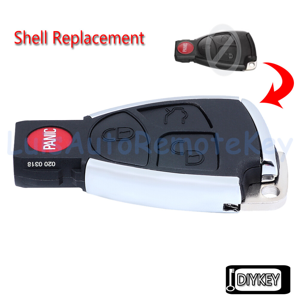 3 1 4 Buttons Case Modified Smart Remote Car Key Fob Shell Cover For Mercedes-Benz Cls C E S 2000 2001 2002 2003 2004 2005 2006 6935161640410