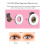 15X Macro Lens with Clip Ring Light, 200mAh Black 5