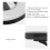 15X Macro Lens with Clip Ring Light, 200mAh Black 4