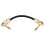 Flat Patch Pedal Cable 15cm / 5.9in Gold PVC 3