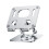 Tabletständer Desktop silbernes Aluminium drehbar 2